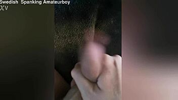 amateurboy whips his small cock with electric cord