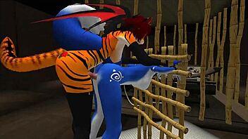 Blue Vixen Gets Used Properly And Lots