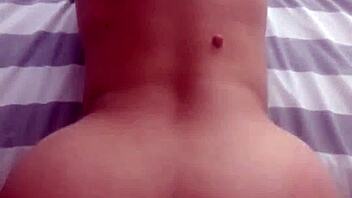 Curvy milf takes huge cock from behind hard