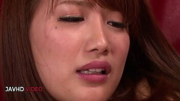 Japanese sex goddess kokone mizutani gets steamy couch fuck after losing lingerie