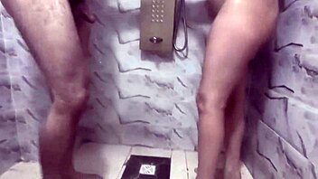 arabic wife gets fucked hard by husbands best friend in shower