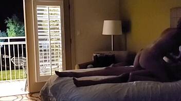 door open invite leads to hot hotel sex for couple