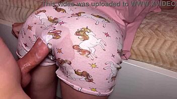 horny roommate rips clothes for wet pussy fun