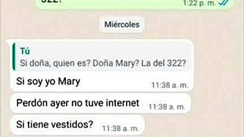 Dona mary en rico shorcito se le ve su culote riquisimo