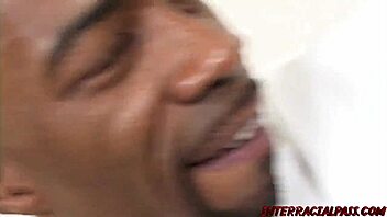 Brunette teen risks it all for big black cock