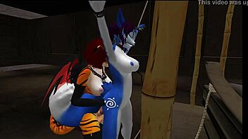 Blue Vixen Gets Used Properly And Lots