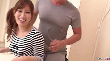 Two japanese couple at uncensored wife swap swinger mmff foursome sex
