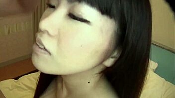 Cute asian brunette rei sawamoto sucked cock and got cunnilingus and good sex in return