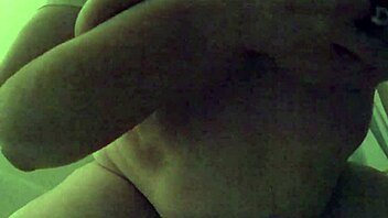 undressing and playing with my belly