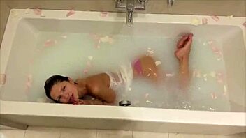 Flowers bath teasing