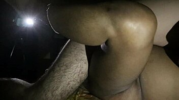 indian housewife shares a passionate midnight moment