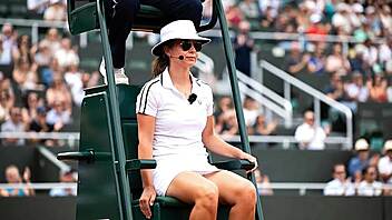 topless nude tennis match in public ai entertainment
