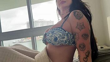 sharing a bed with big titty friend