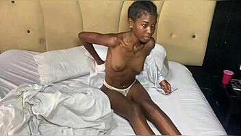 casting beautiful african model in soft solo interview