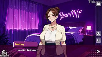 Getting inside hentai dating game action
