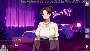 Getting inside hentai dating game action