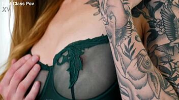 Tattooed Blonde Penny Archer Rough Hookup Sex