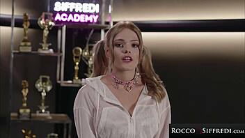 Rocco siffredi gives hottie hardcore huge cock