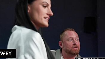 Hotwife milf ridley rides cock like a pro