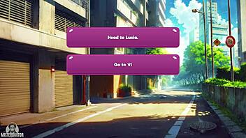 Getting inside hentai dating game action