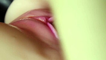 Filled wet cute pink pussy receives creampie