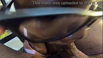 Glasses Girl Swallows Every Facial Drop