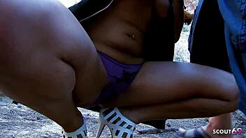 old brown skin ebony mature with short hair talk
