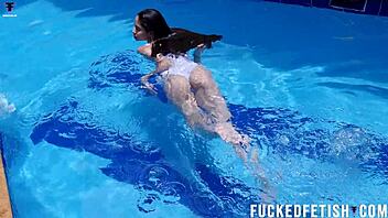 sexy helen star diving mask pool release w42