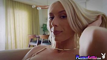 Newcomer natural blonde teen kay lovely removes her sexy lingerie slowly