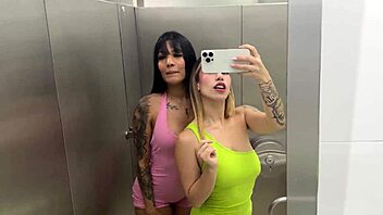Hot Sexy Latinas Have Sex In A Mall Bathroom - May Hernandez