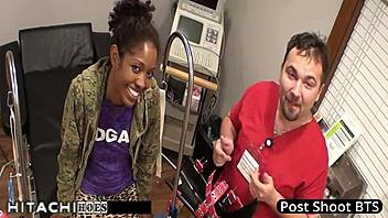 Doctor tampa gives lotus lain mandatory hitachi orgasm during exam