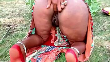 Indian Wife Gets Fucked Outdoors In Field