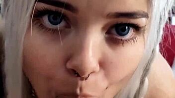 my blonde gives perfect deep throat