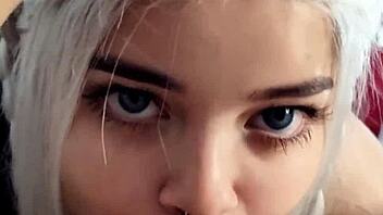 my blonde gives perfect deep throat
