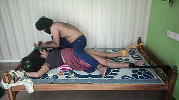 bdsm bondage delight tied hands and legs on bed ends chocolate indulgence from navel part-1