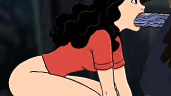 Cartoon parody about wife and husband