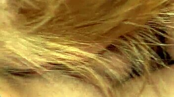 Blonde public deepthroats dick in the wood