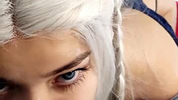 my blonde gives perfect deep throat
