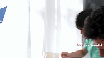 Two different sized dicks wrecking a freeuse tutor