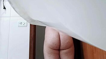 Hidden cam shows femboy spreading on webcam