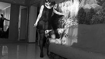 sexy milf with a big beautiful ass and an exciting look amateur fetish pawg black and white cinema