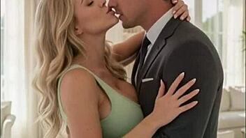 hermosa milf rubia monta gran verga con vagina