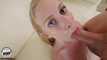 blonde teen emma starletto gets her pussy stretched on camera for the first time