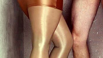 Im In Shiny Nylons Sucking On A Leather Lollipop