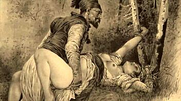 Vintage erotic art from the retro collection