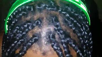 sloppy head for st patricks day with huge black cock