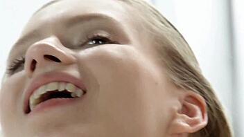 European Pornstar Mia Split Bends For Kristof