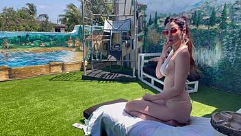 italian horny milf artemisia love showing her perfect body outdoor on a solo vacation