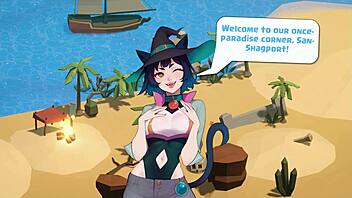 haremvszombies hentai game ep 9 lesbian horny fairy striptease