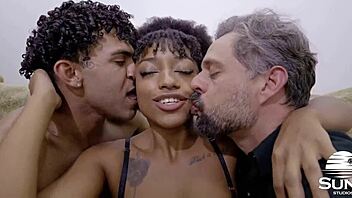 Naughty Girl Asks Boys For Double Penetration With Black Girl